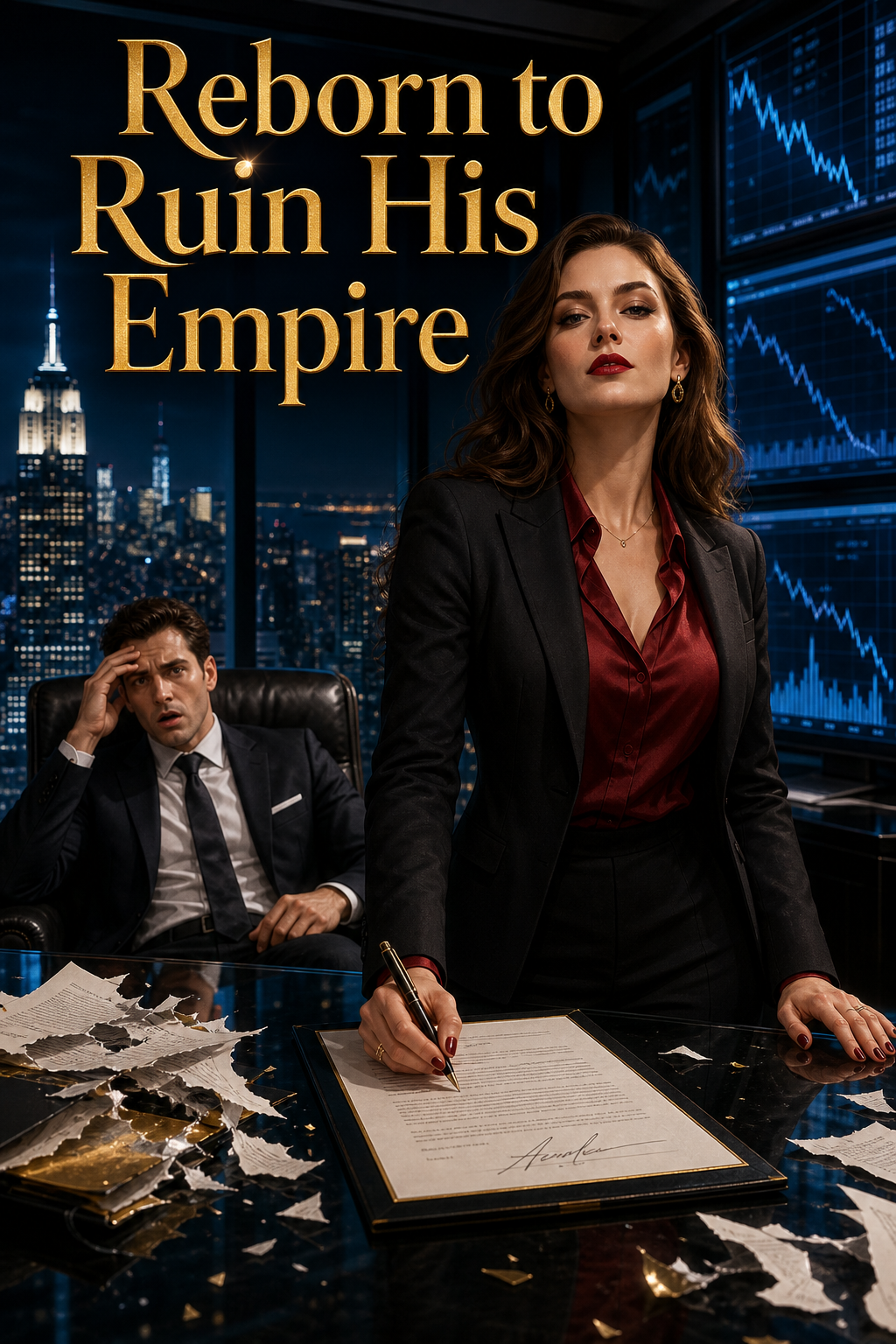 Reborn to Ruin His Empire cover